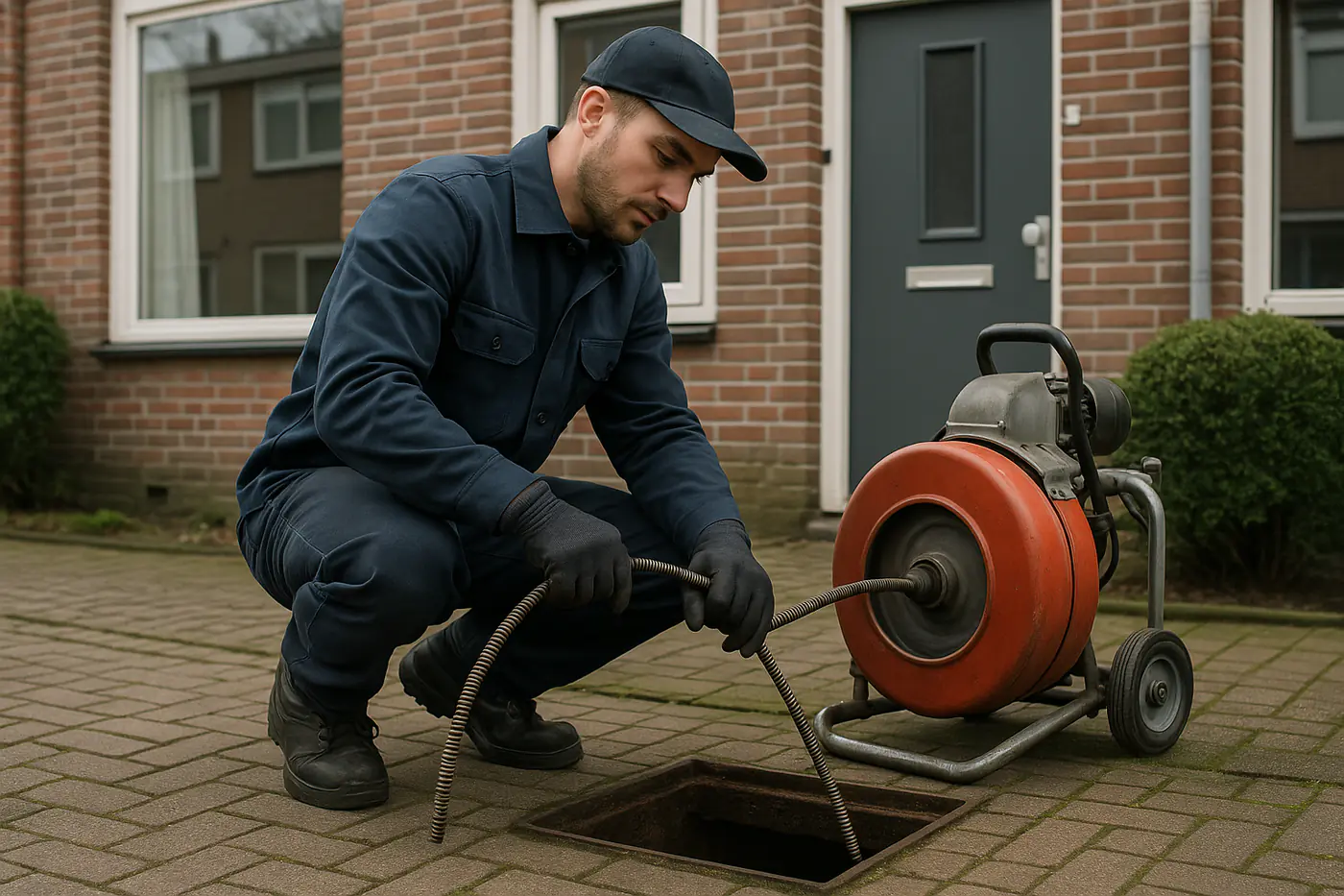 Riolering door Rioolmonteur